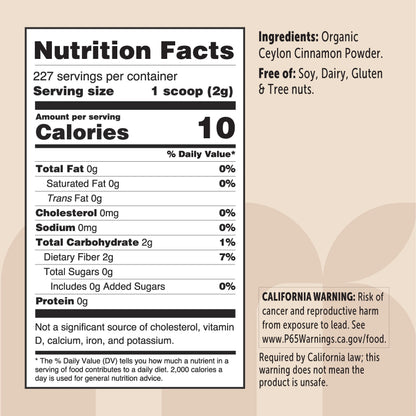 Organic Ceylon Cinnamon Powder