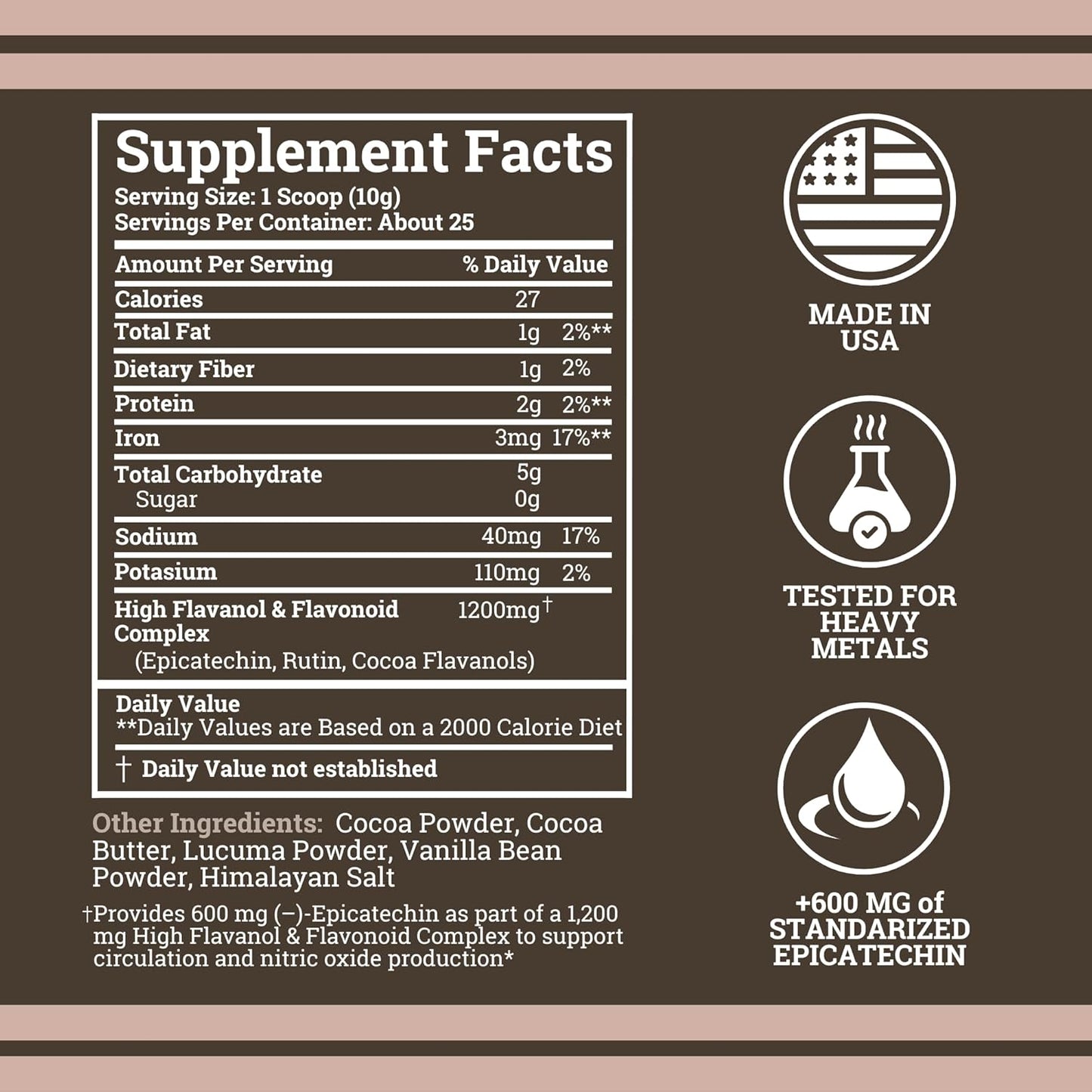 High Flavanol Cocoa Powder