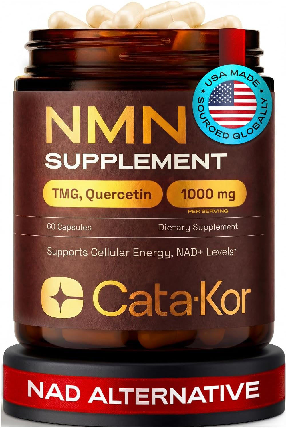 NMN Supplement – 4-In-1 NAD Supplement with Quercetin